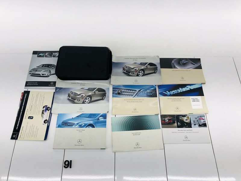 2008 MERCEDES BENZ R350 W251 OWNERS MANUAL BOOK GUIDE W/ CASE OEM