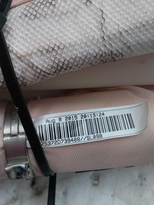 Used Right Curtain Air Bag fits: 2016 Gmc Terrain passenger roof Right Grade A