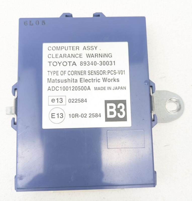 Park Assist Clearance Control Module OE 89340-30031 Fits LEXUS GS450 2007-2011