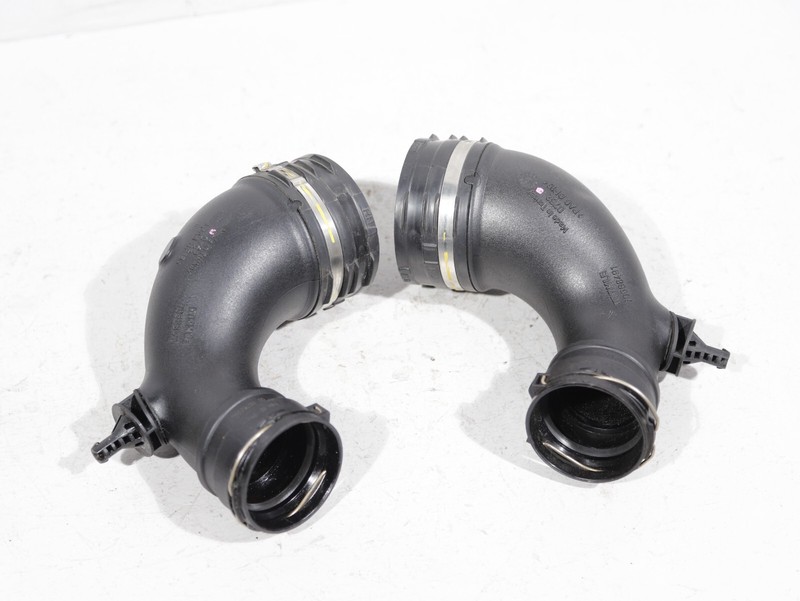 14-20 MASERATI GHIBLI ENGINE LEFT & RIGHT AIR CLEANER INTAKE DUCT TUBE HOSE OEM