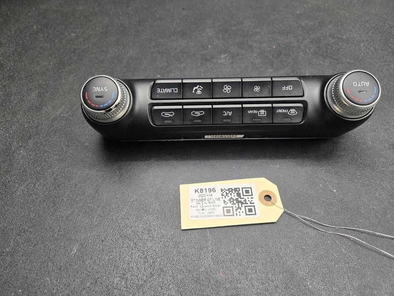 A/C Heater Control 2022 Kia Stinger 97250-J5000 2018 2019 2020 2021 2023