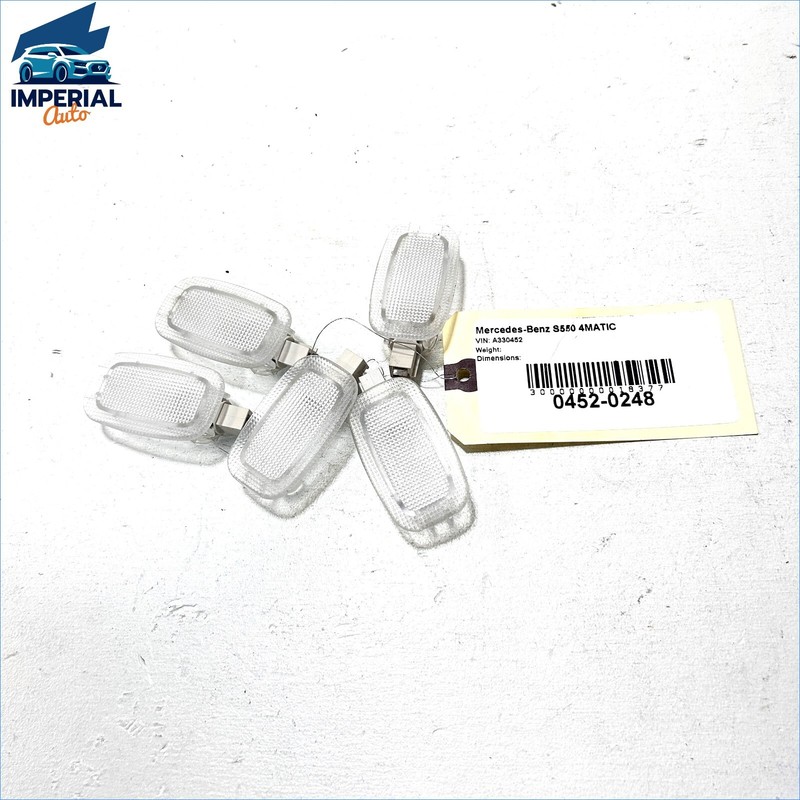 2007-2013 MERCEDES W221 S550 INTERIOR COURTESY INDICATOR LAMP LIGHT 5PCS OEM