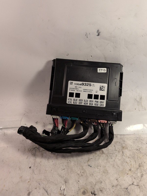 2013 2014 2015 2016 Chevrolet Chevy Cruze Body Control Module BCM 13589325 OEM