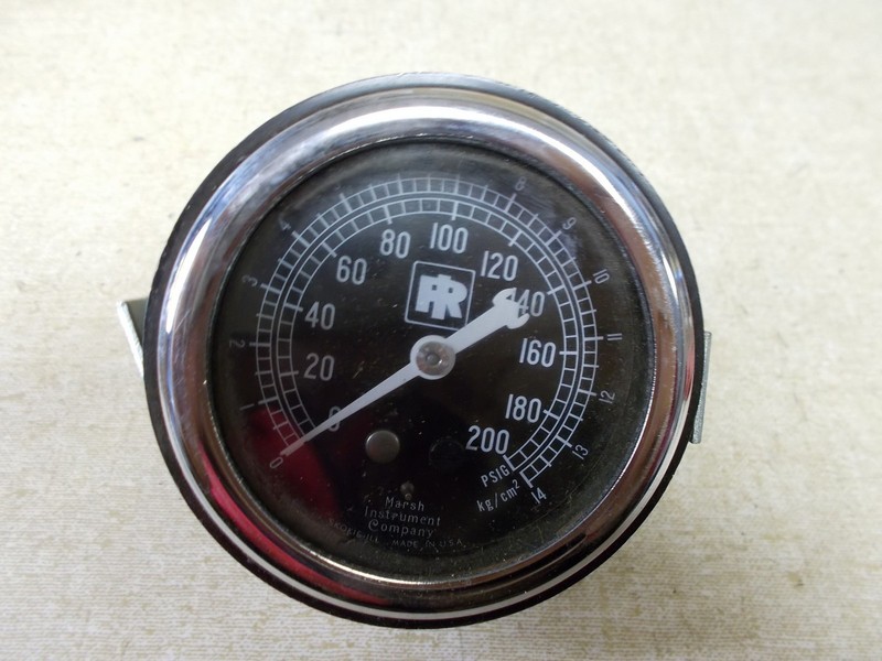 Marsh 0-200 PSIG 0-14 KG/CM Pressure Gauge *FREE SHIPPING*