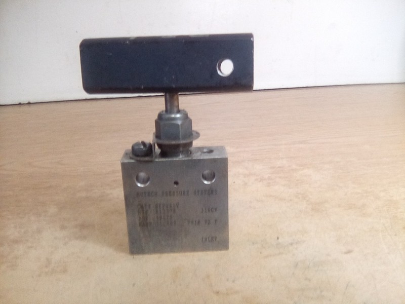 Butech SFPV41V Pressure Systems 15,000 PSI