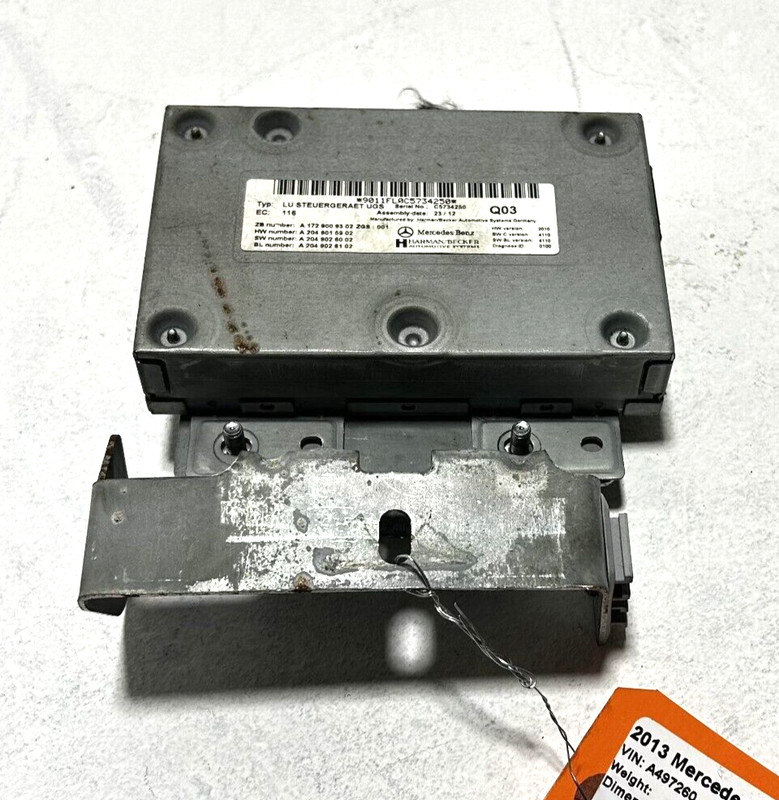 Mercedes 11-13 W221 S550 CL550 MEDIA INTERFACE COMMUNICATION CONTROL MODULE OEM