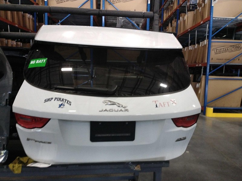 2018 Jaguar F-PACE OEM White Tailgate with Rear View Camera - Used