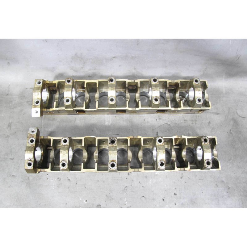 1991-1995 BMW E30 E36 318 M42 4-Cylinder Camshaft Bearing Ledge Tray Pair USED