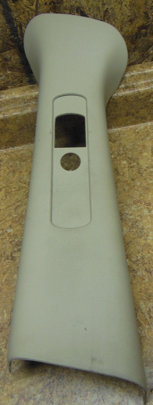 2003 Saturn Ion Left Side Cover Seat Belt Panel Trim Tan Pillar Upper Driver 04