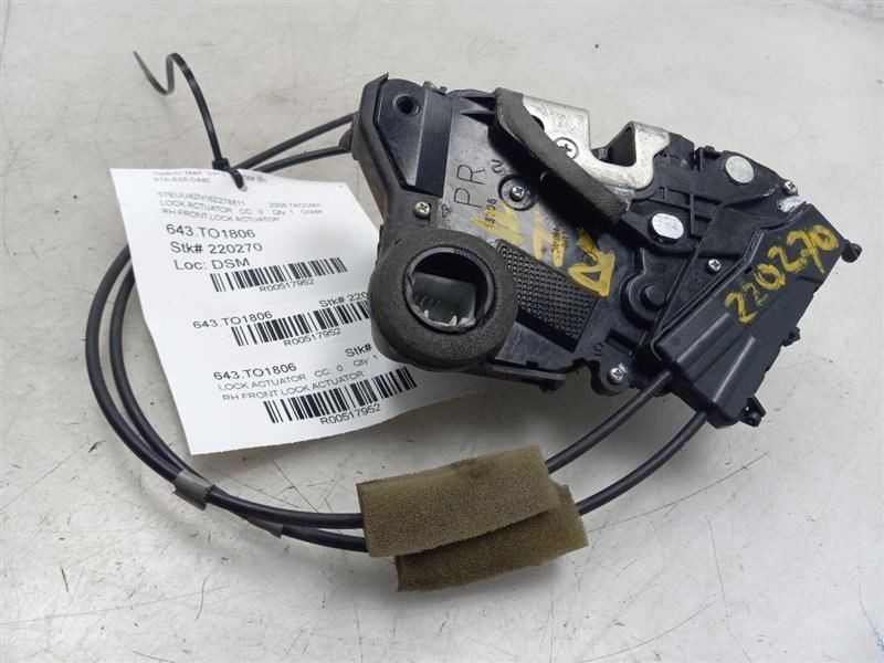 2006 TOYOTA TACOMA EXTENDED CAB PASSENGER FRONT DOOR LOCK ACTUATOR