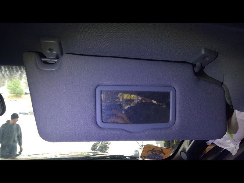 Passenger Sun Visor Crew Cab With Mirror Fits 11-14 FORD F150 PICKUP 1577479