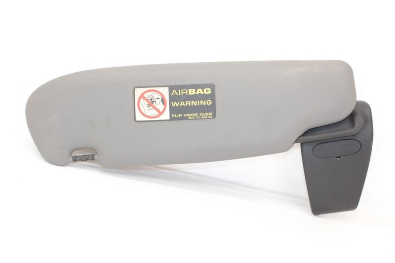 00-05 Porsche 911 3.6L 996 Gray Passenger Right Front Sun Visor Assembly