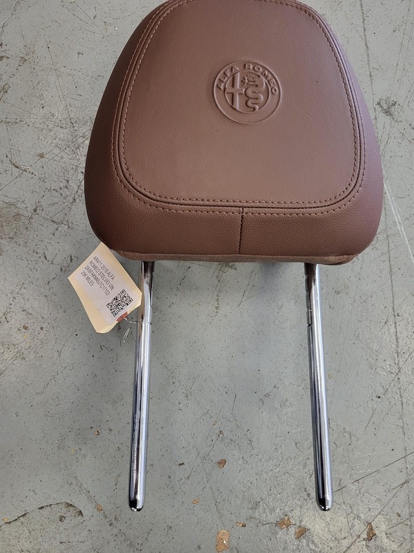 Used Oem Leather Front Left Driver Seat Headrest for Alfa Romeo Stelvio 17-19