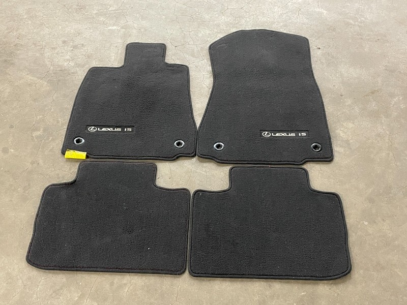 2021-2025 Lexus IS300 Front Rear Left Right Carpet Floor Mat Set Black 1645 OEM