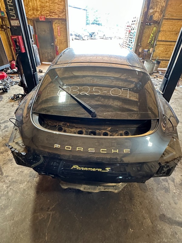 2014-2016 PORSCHE PANAMERA S HYBRID REAR TAILGATE TRUNK DECK LID BLUE OEM