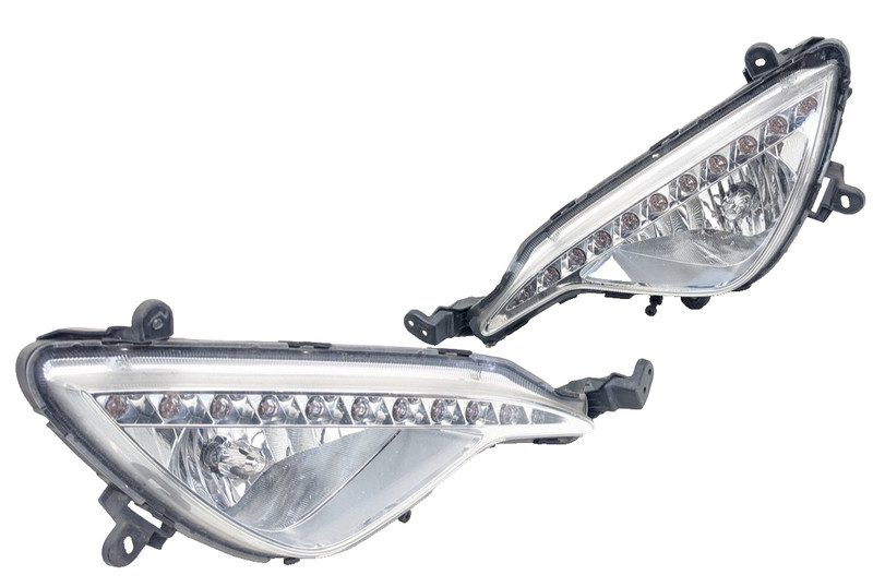 2013 2014 2015 2016 Hyundai Genesis Coupe Halogen Fog Light Pair OEM
