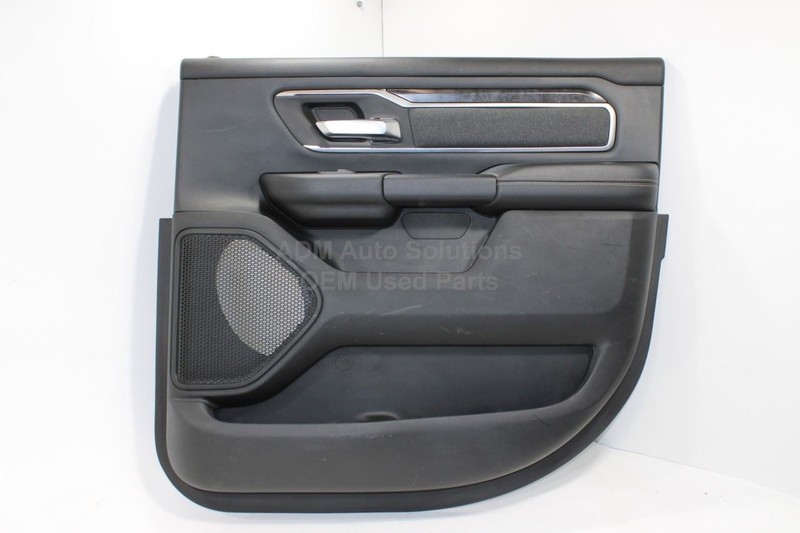 2019-2025 RAM 1500 5th Gen Rear Right Passenger Side Door Panel Trim / Black OEM