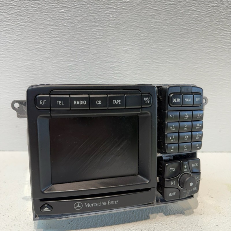 00-02 Mercedes W220 S500 CL600 Command Comand Head Unit CD Radio Navigation OEM
