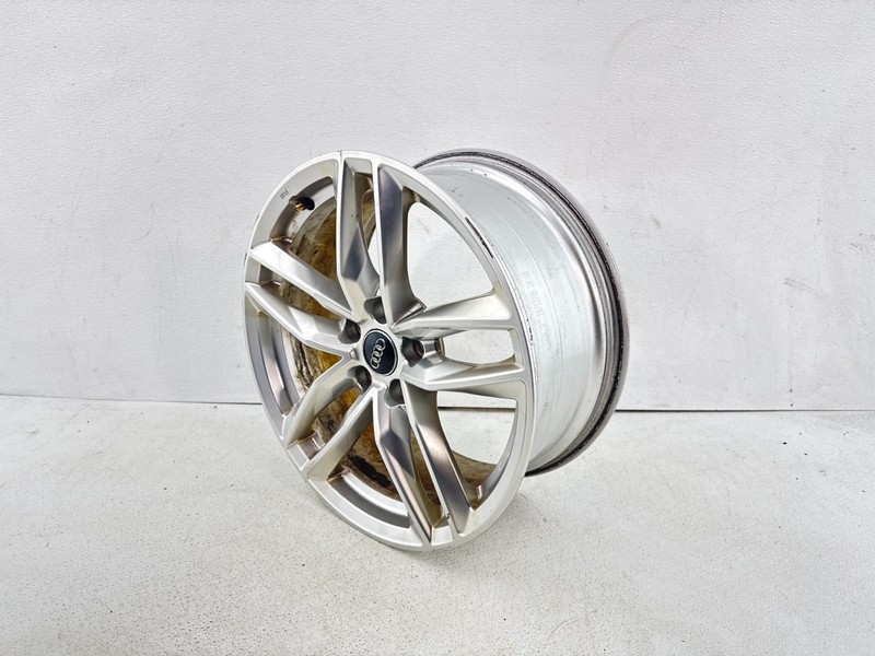 2018-2023 Audi A4 18" 18x8 5x112 RS Rim 5 Double Spoke Silver Wheel ET40 OEM