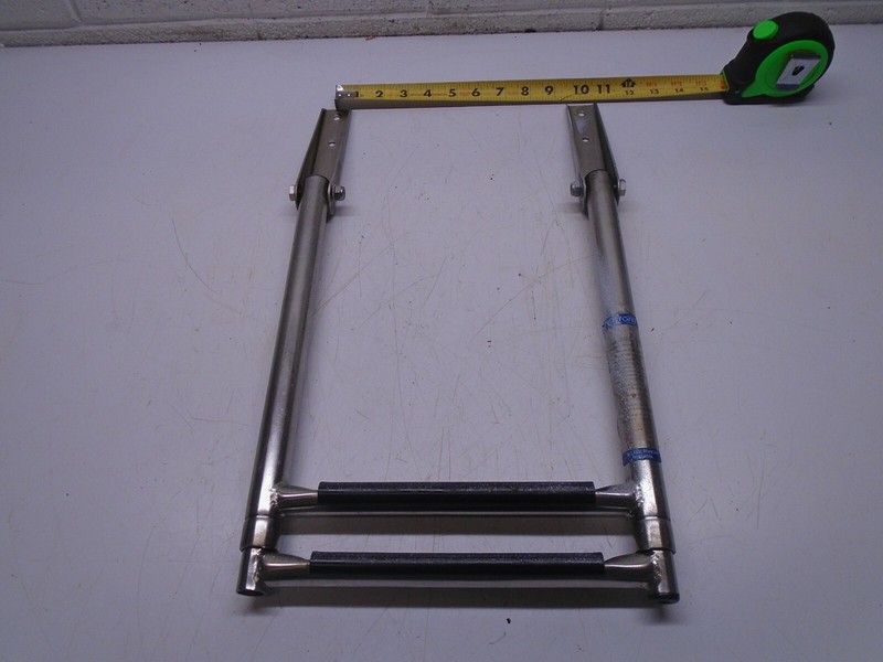 M1Marine STAINLESS STEEL 2 STEP BOARDING LADDER Telescoping Tecford