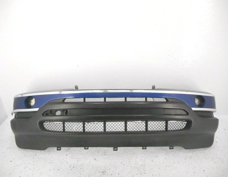 BMW X5 Front Bumper Cover W/ Fogs & Lower Grille OEM 2000 01 02 2003 Blue