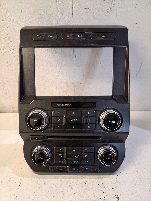 2018 Ford F150 Radio Control Panel ID JL3T-18E243-BDC thru JL3T-18E243-BDE