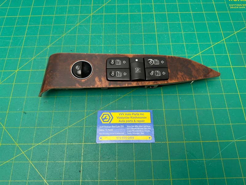 03-06 Mercedes-Benz CL500 C215 - FRONT LEFT DRIVER SIDE MASTER WINDOW SWITCH OEM