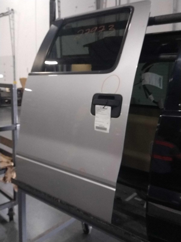 2014 Ford F150 Pickup Left Rear Door Silver OEM Used 346K Miles NJ25-27973