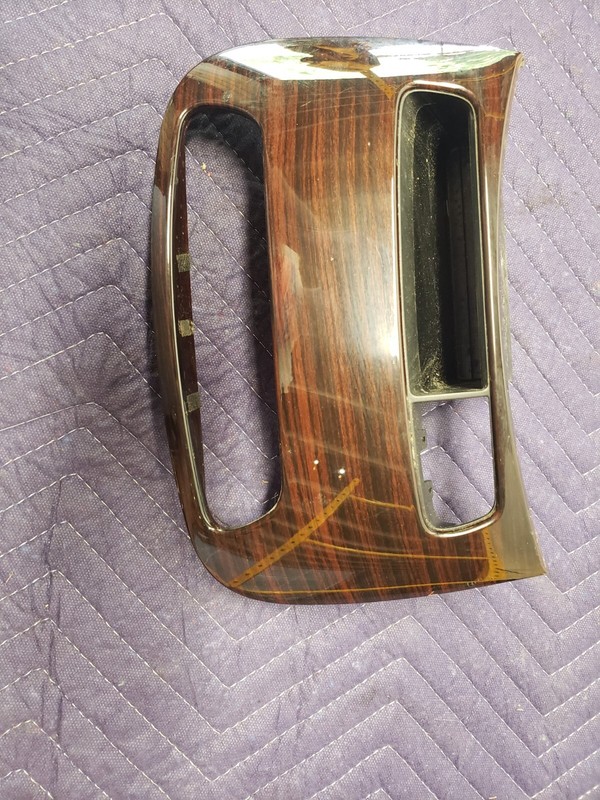2009-13 Hyundai Genesis Dash Storage Console Trim Wood Grain Bezel 84740-3M500