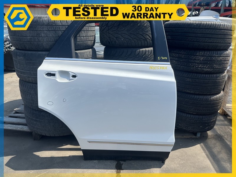 17-24 Cadillac XT5 REAR RIGHT DOOR SHELL White G1W OEM