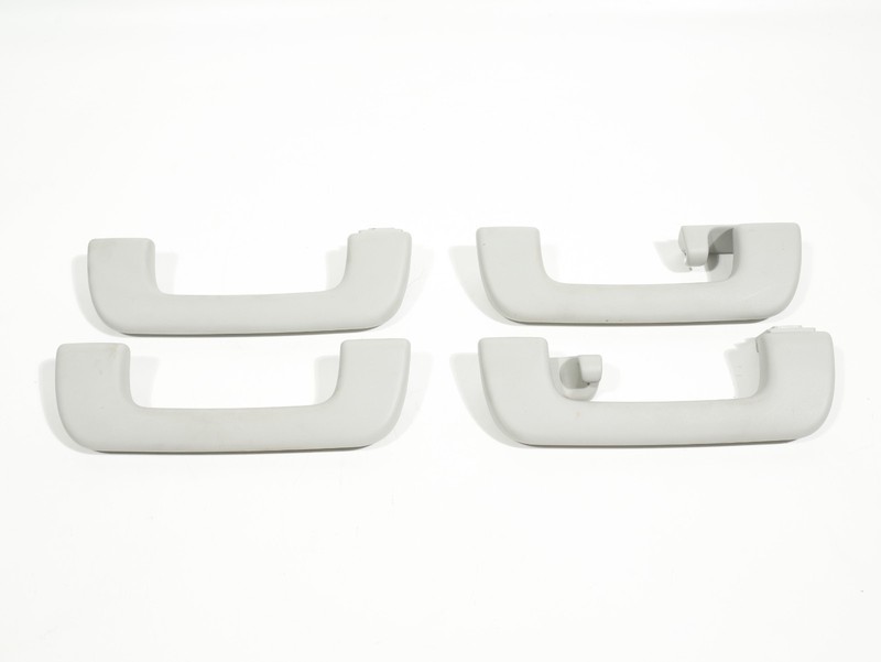 11-18 Audi A8L Quattro A8 S8 D4 Roof Grab Handles Silk Beige Tan Interior Set 4
