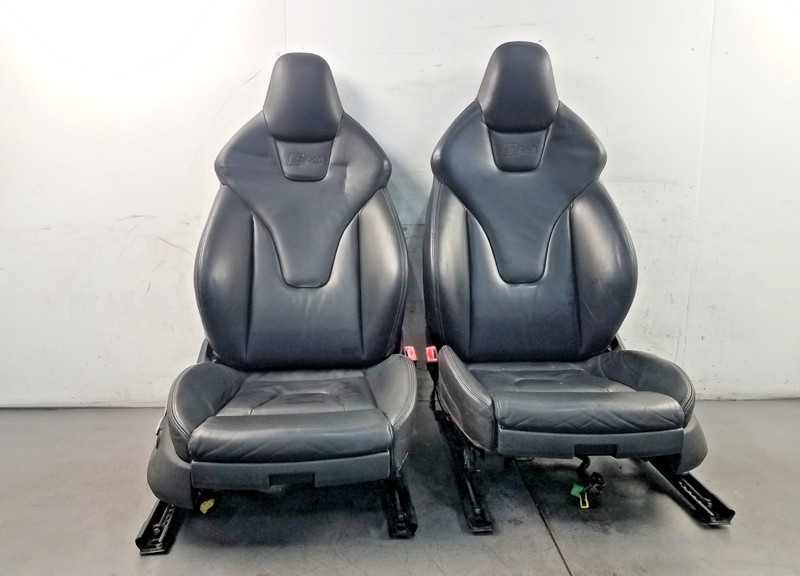2014 Audi S4 Quattro B8 Power Leather Heated Front Sport Seat Set - * #8539 o4