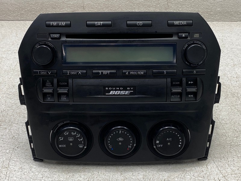 2006-2008 MAZDA MIATA MX-5 BOSE RADIO ASSEMBLY W/ A/C CONTROLS OEM LOT803