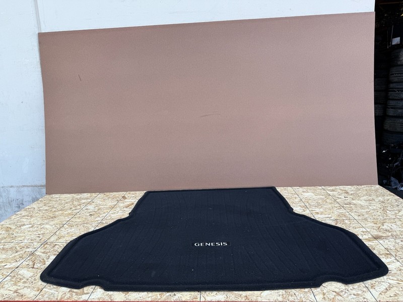 HYUNDAI GENESIS SEDAN & G80 2015-2020 OEM TRUNK MAT CARPET ASSEMBLY (BLACK)