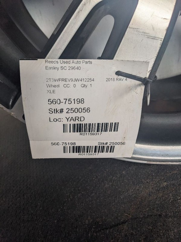 Wheel 17x7 Alloy 10 5 Split Spoke Fits 16-18 RAV4 1159317