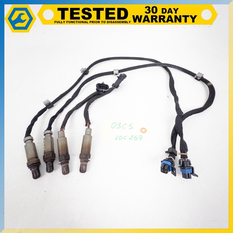 00-04 Corvette C5 AIR FUEL RATIO O2 OXYGEN SENSOR SET OF 4 OEM