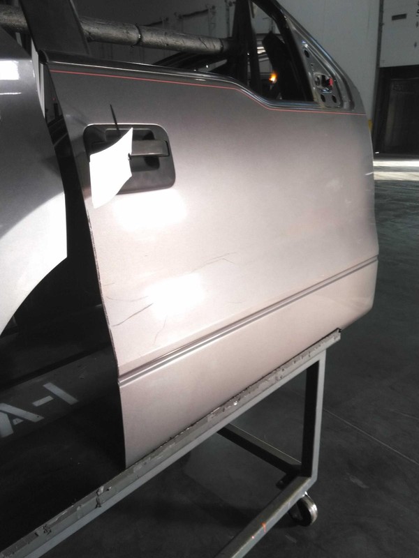 2013 Ford F150 Pickup Right Front Door Grey Used OEM 468425 Scratches 199k