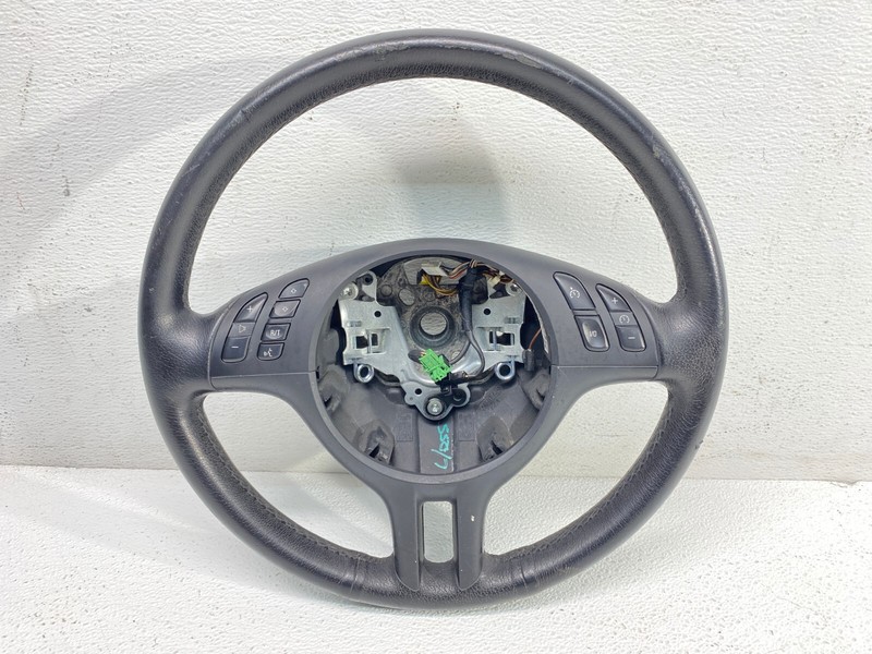 99-06 BMW E46 3 Series Multifunctional Sport Steering Wheel Leather Black OEM✅
