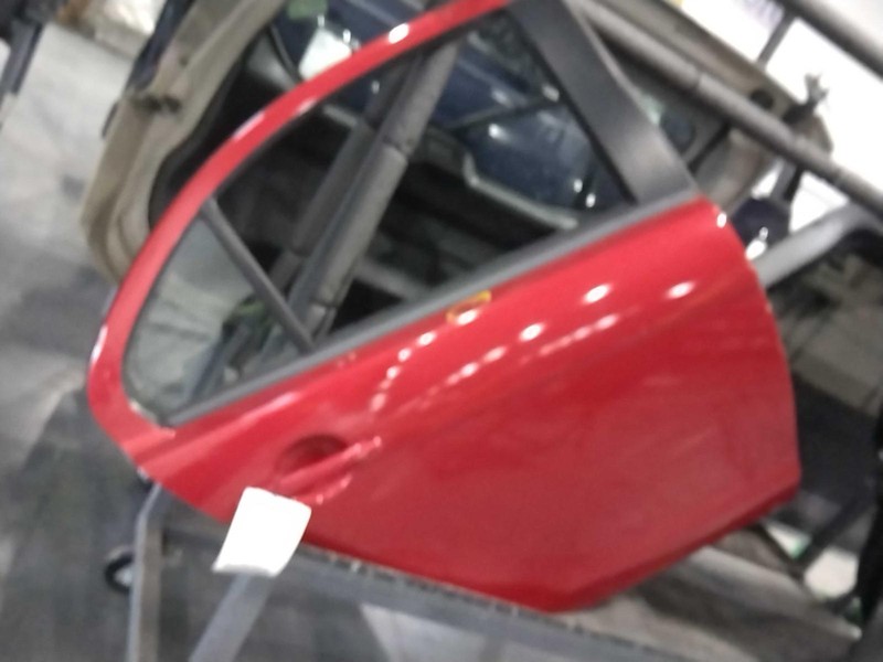 2017 Mitsubishi Lancer Rear Right Door Red Used OEM 730968 Dented 82K Miles