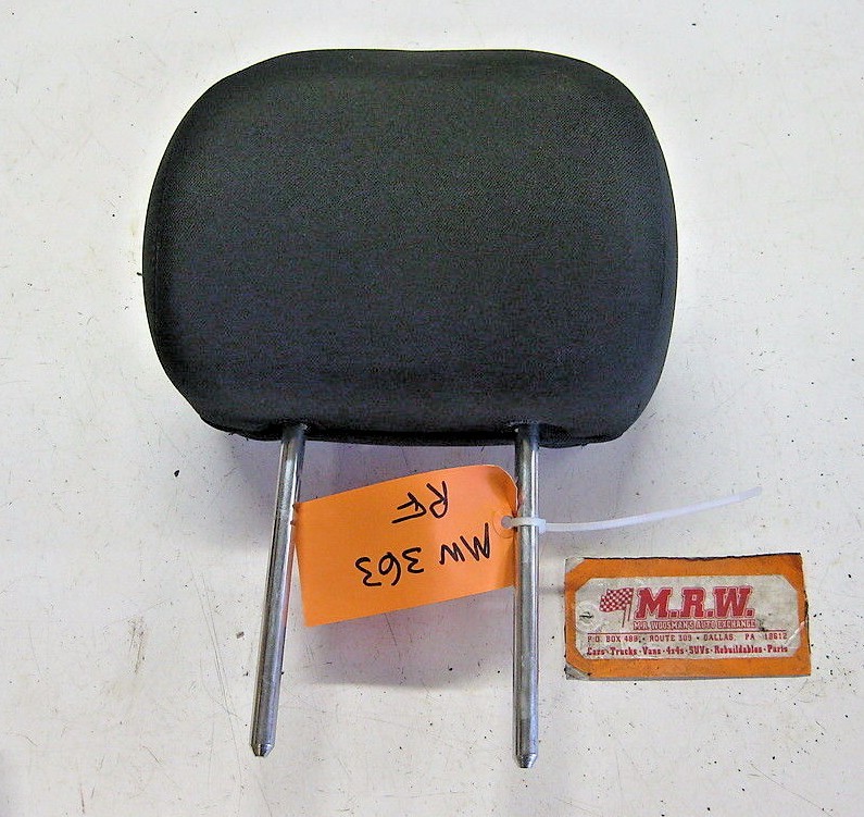 SEAT HEADREST HEAD REST FRONT CAR BLACK CLOTH LEFT RIGHT for 00 DODGE NEON 2000