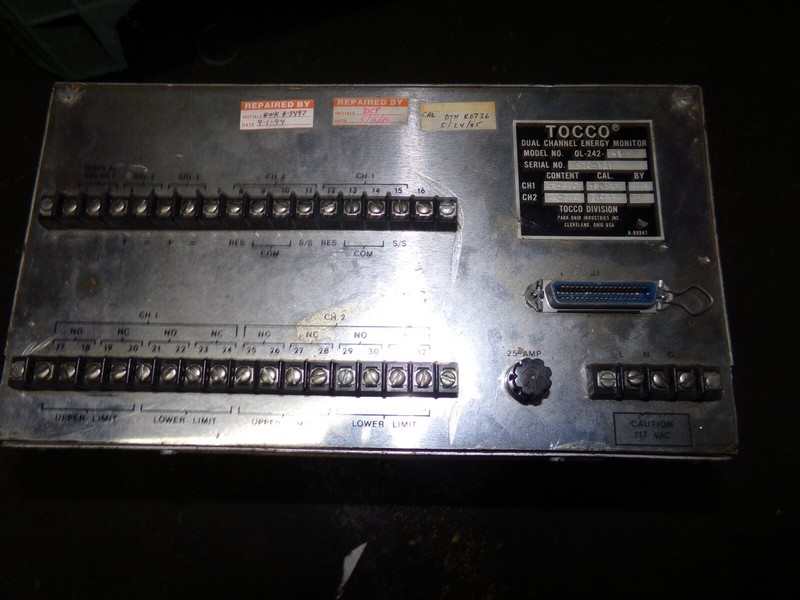Tocco Dual Channel Energy Monitor Model OL-242 A-80947 *FREE SHIPPING*