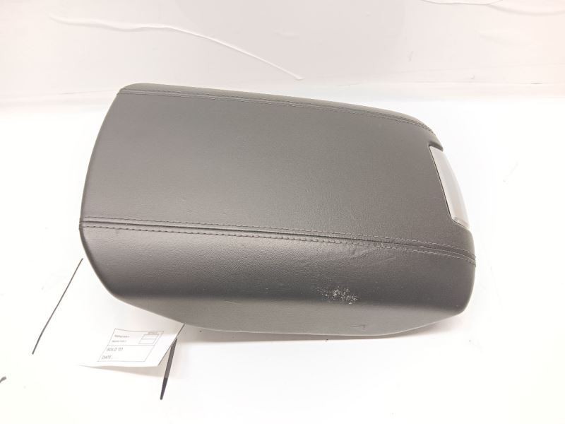 11-18 Porsche Cayenne 958 Center Console Arm Rest Cover Lid Black Leather