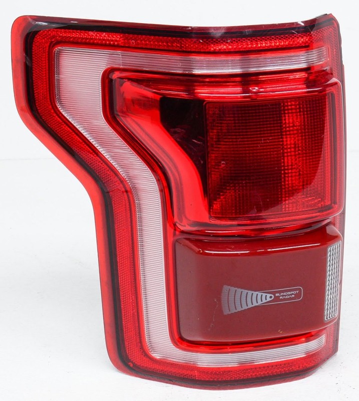 OEM Ford F150 Styleside Left Driver Side LED Tail Lamp HL3Z-13405-D Lens Chip