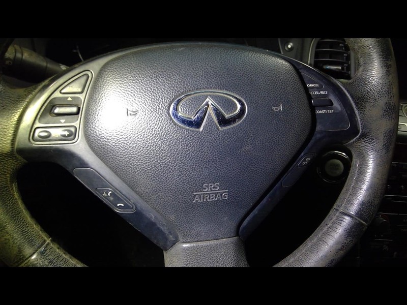 Driver Left Air Bag Sedan Driver Wheel Fits 08-13 INFINITI G37 1533850