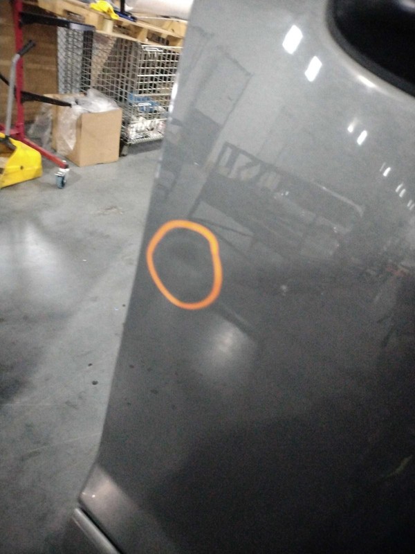 2007 Honda Pilot Right Door Grey - Used, Small Dent, 140k Miles
