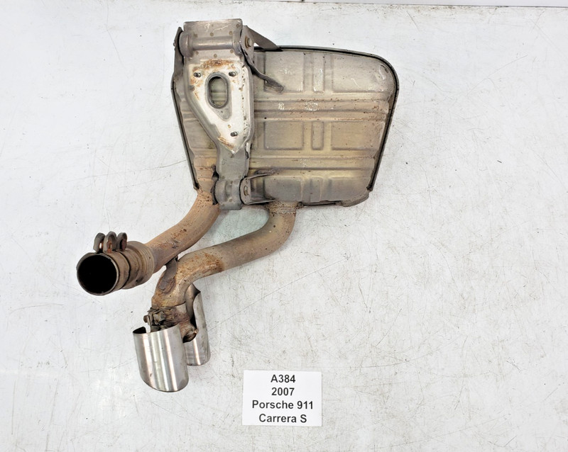 ✅ 05-08 OEM Porsche Carrera S 911 997 3.8L Rear Passenger Side Muffler Exhaust *