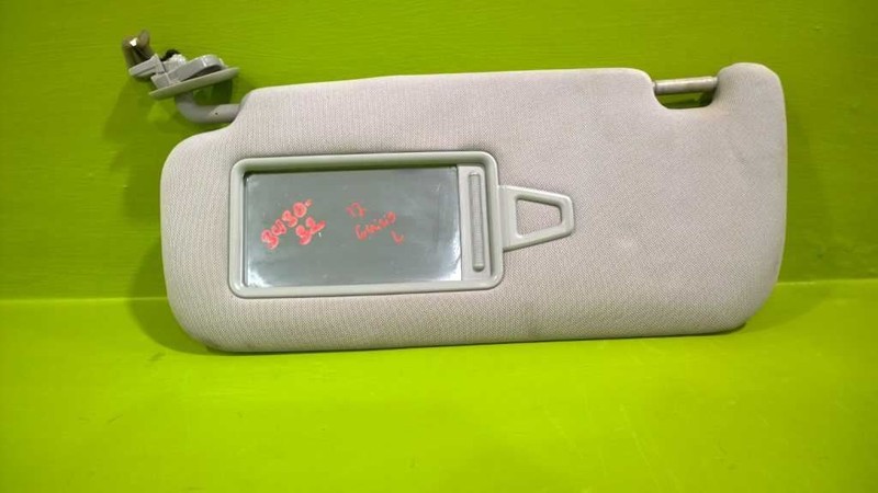 09 10 11 12 13 14 GENESIS DRIVER LEFT SUN VISOR OEM 3430-32