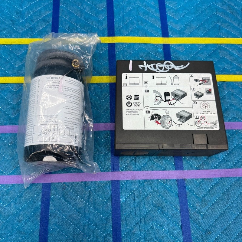 2007–2014 Audi TT Roadster Convertible Tire Air Compressor Kit OEM 8P0012615A