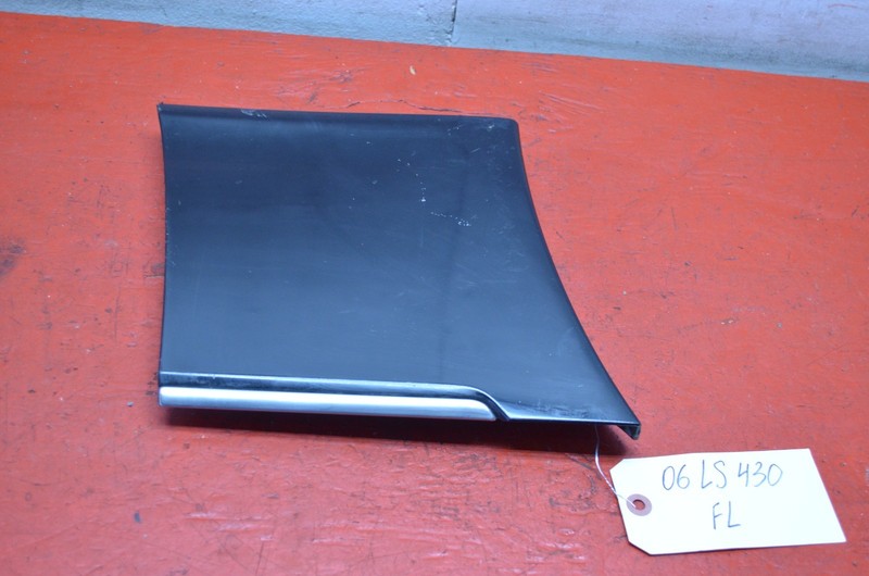 2001-2006 LEXUS LS430 FRONT LEFT DRIVER EXTERIOR DOOR MOLDING TRIM BLACK OEM