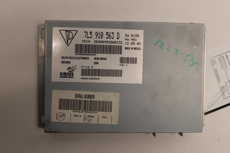2005-2010 PORSCHE CAYENNE RADIO SATELLITE RECEIVER CONTROL MODULE SIRIUS OEM